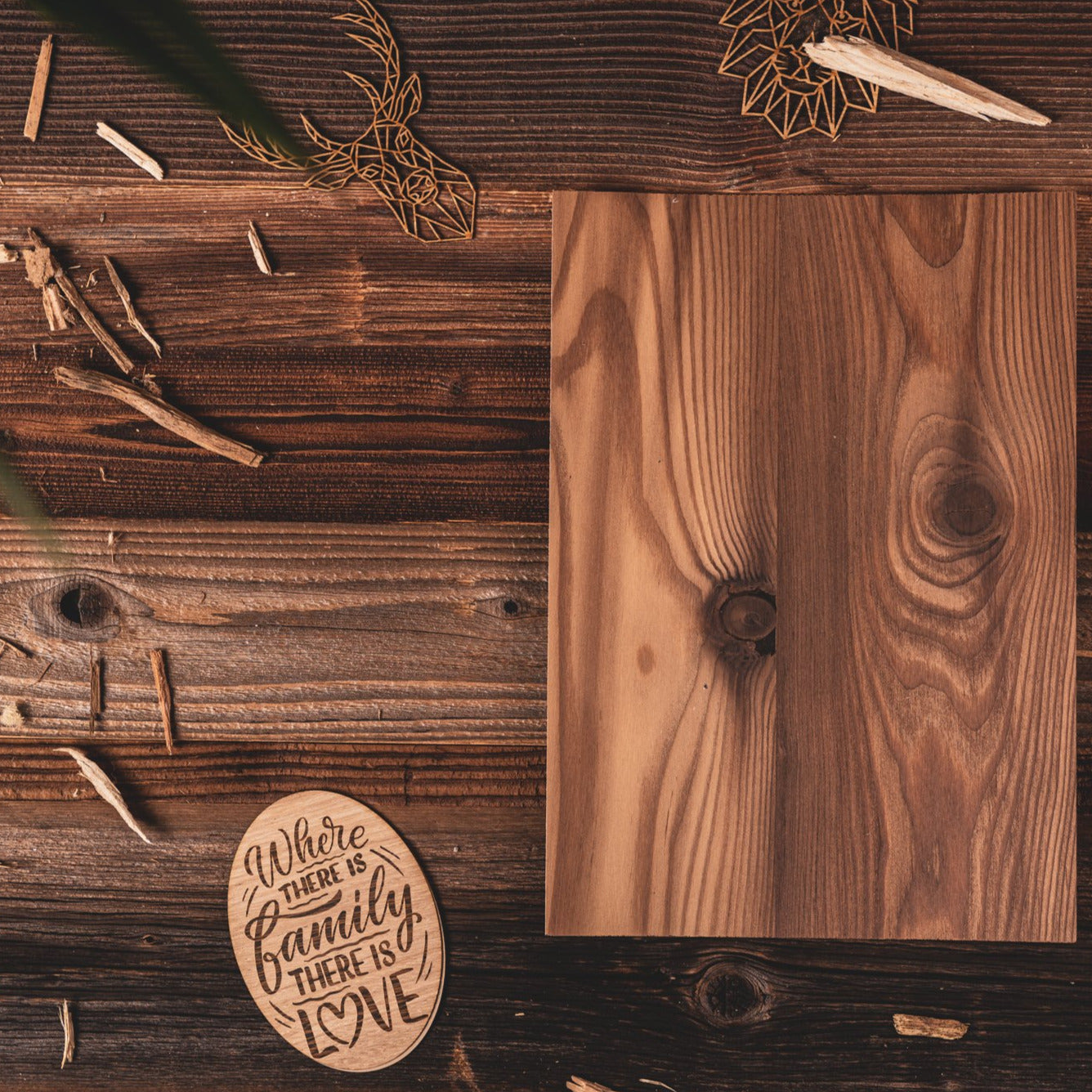 Holzsticker
