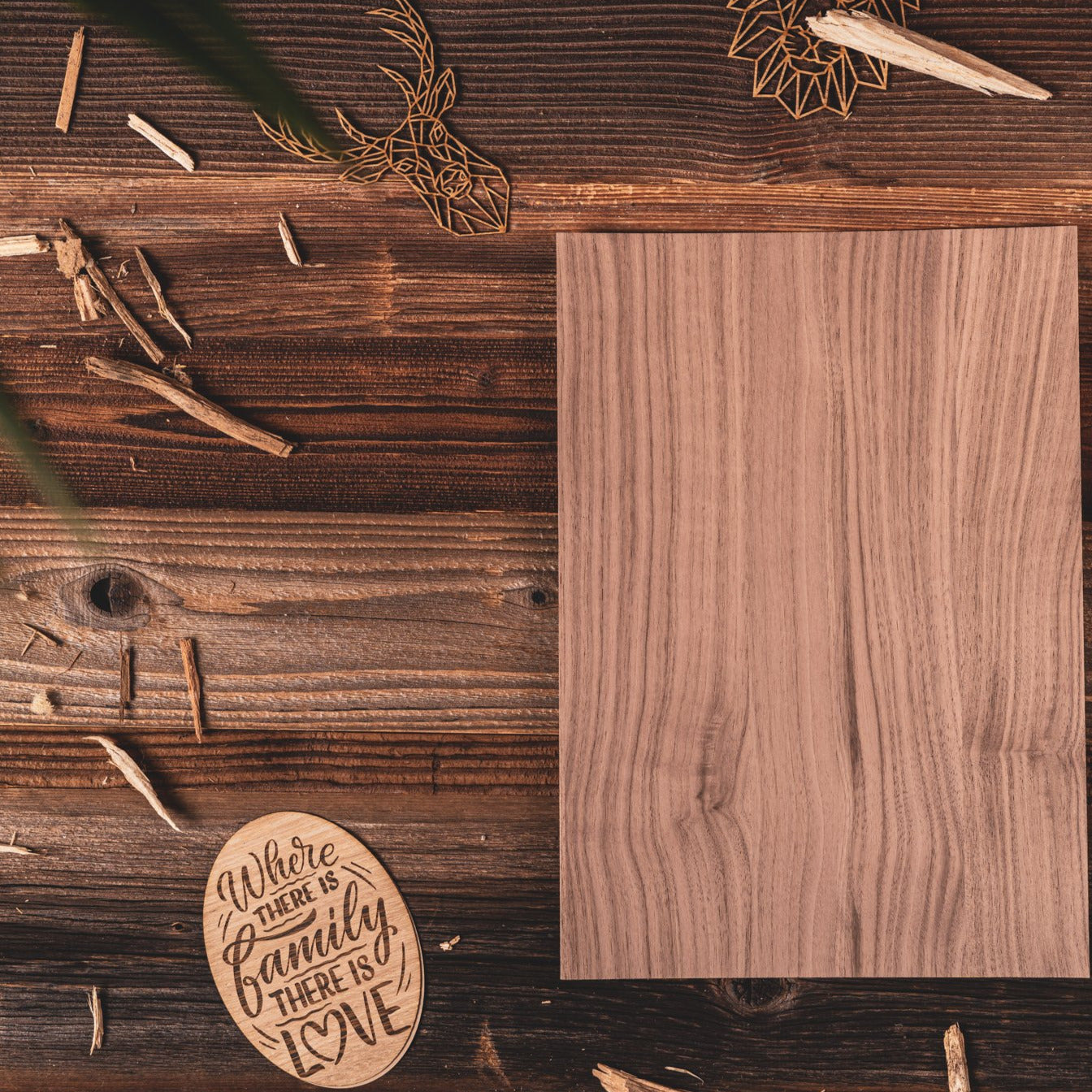 Holzsticker
