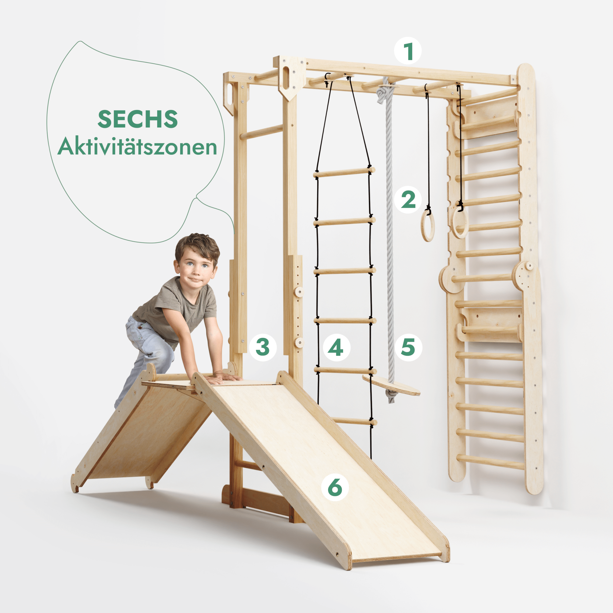 Jungle-Spielset für schwedische Wände