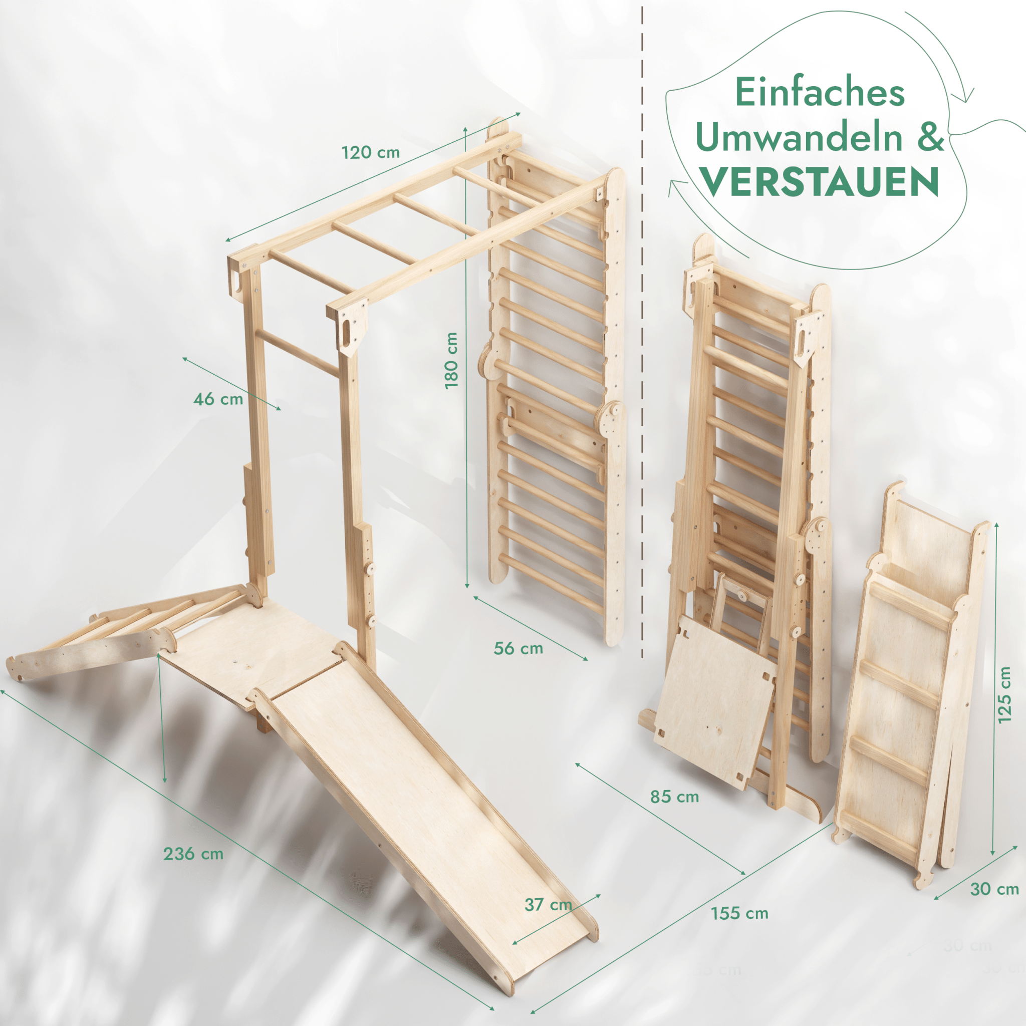 Jungle-Spielset für schwedische Wände