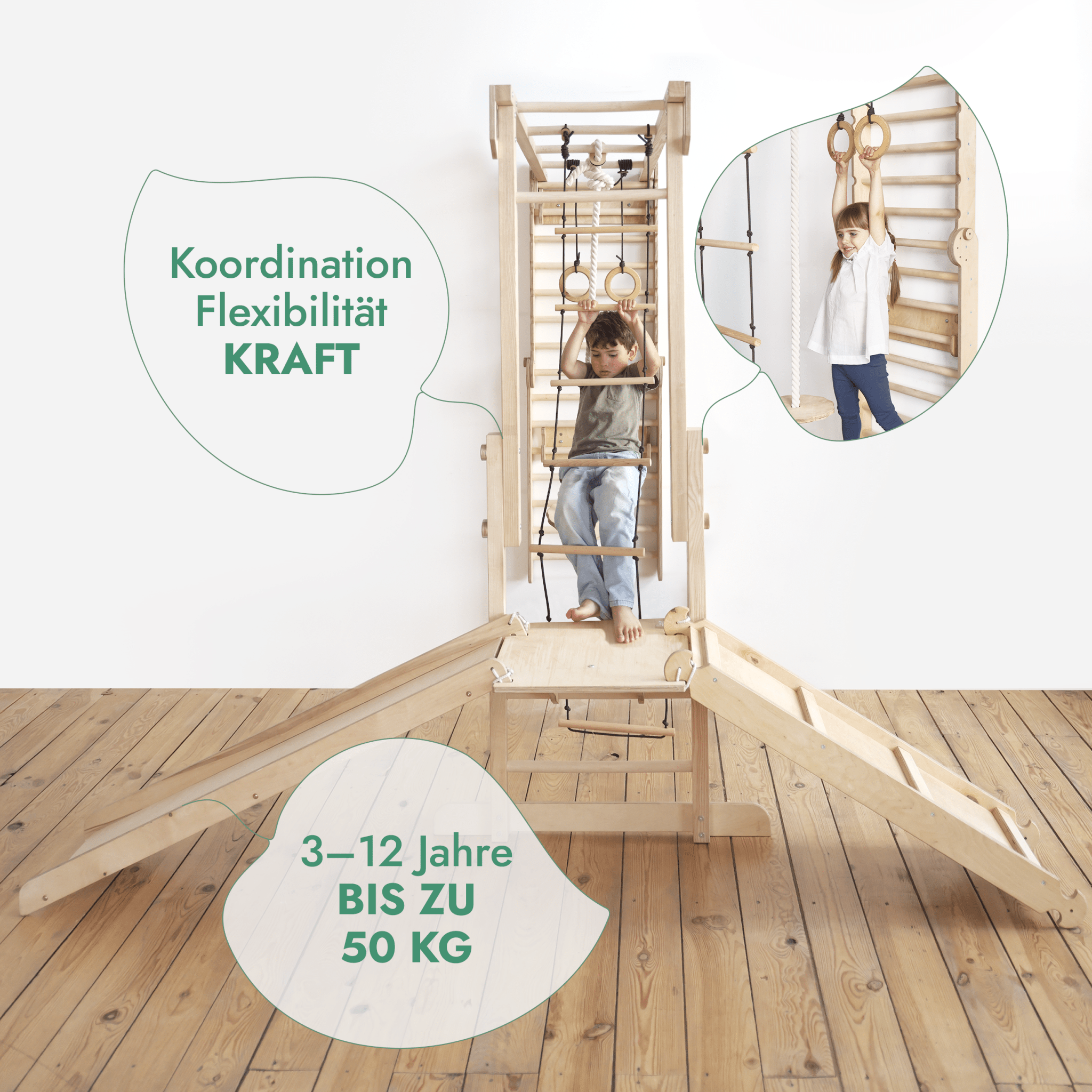 Jungle-Spielset für schwedische Wände